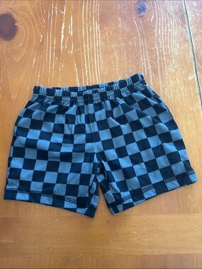 Carter's Black and Gray Checkerboard Kids Shorts
